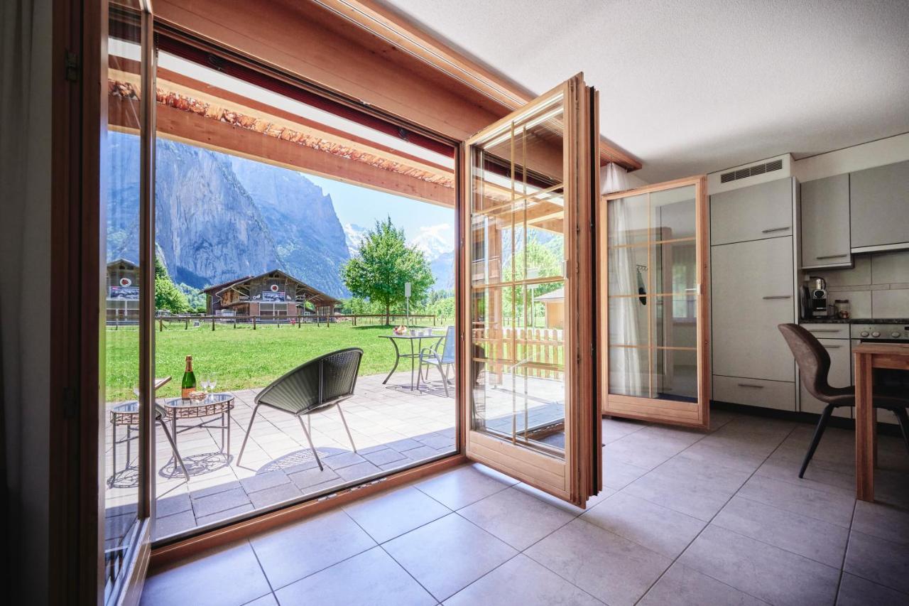 Apartment Truemmelbach, Comfortabl & Cozy, Private Terrace With Best Views Lauterbrunnen Buitenkant foto