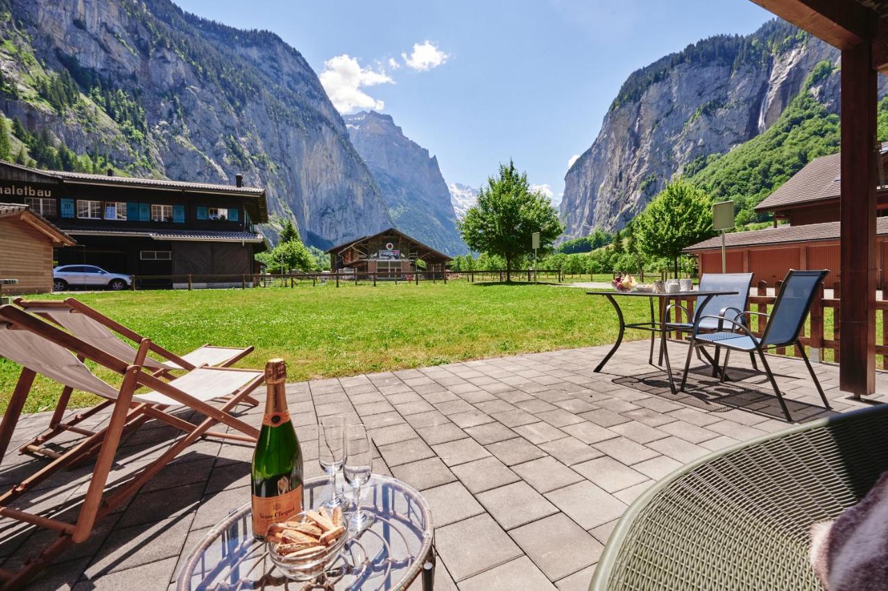 Apartment Truemmelbach, Comfortabl & Cozy, Private Terrace With Best Views Lauterbrunnen Buitenkant foto