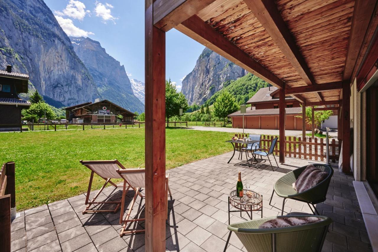 Apartment Truemmelbach, Comfortabl & Cozy, Private Terrace With Best Views Lauterbrunnen Buitenkant foto