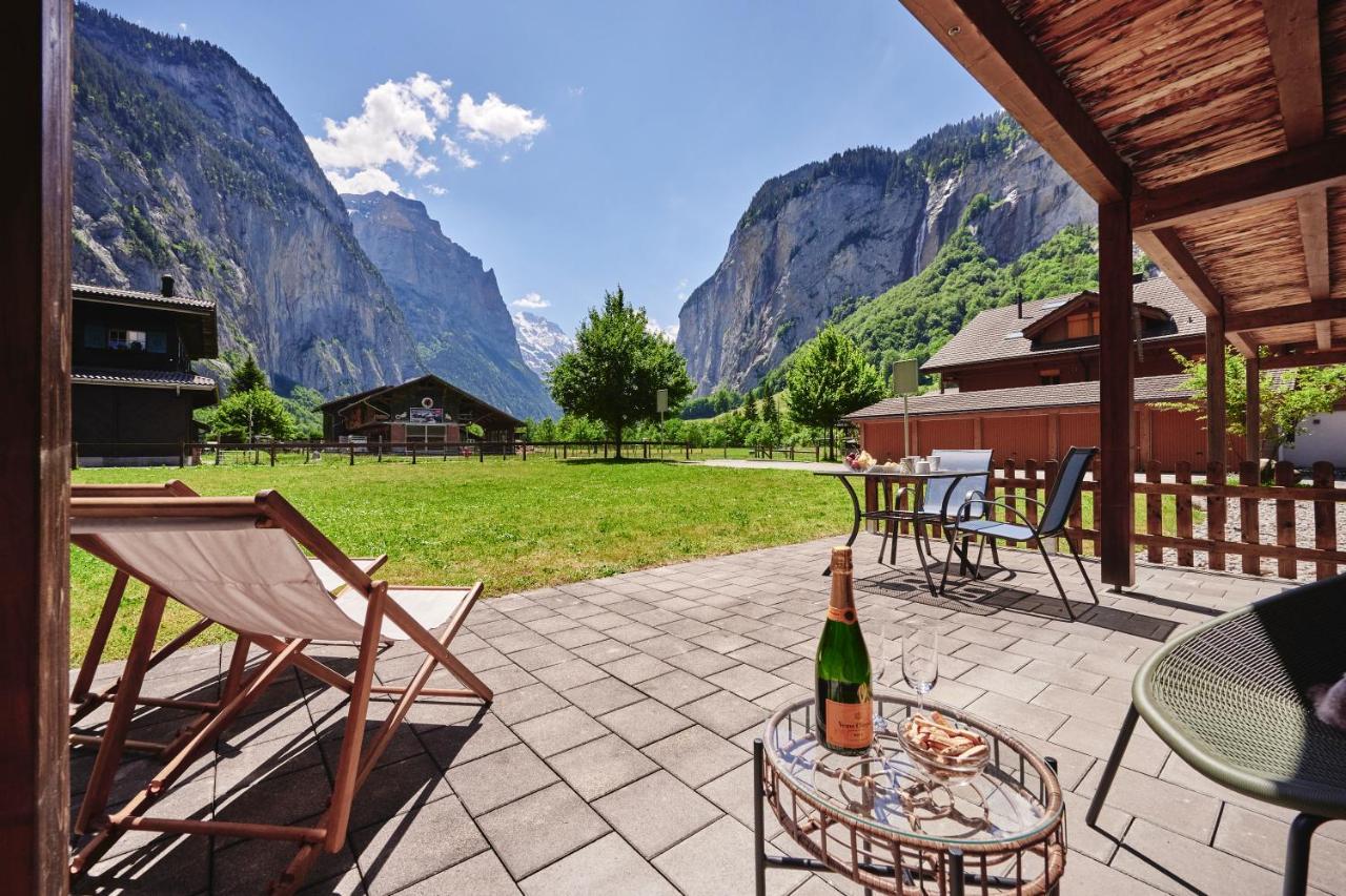 Apartment Truemmelbach, Comfortabl & Cozy, Private Terrace With Best Views Lauterbrunnen Buitenkant foto