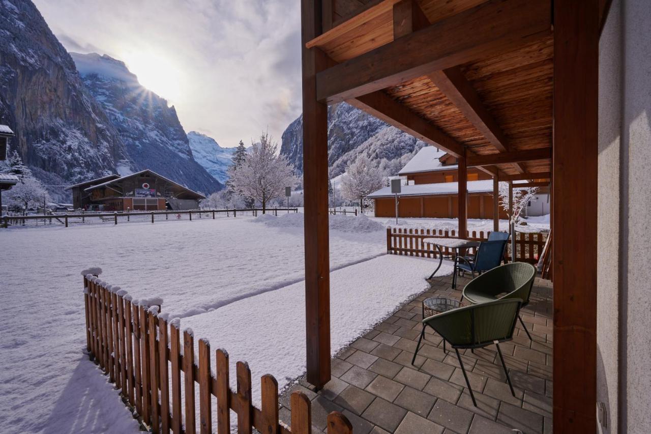 Apartment Truemmelbach, Comfortabl & Cozy, Private Terrace With Best Views Lauterbrunnen Buitenkant foto