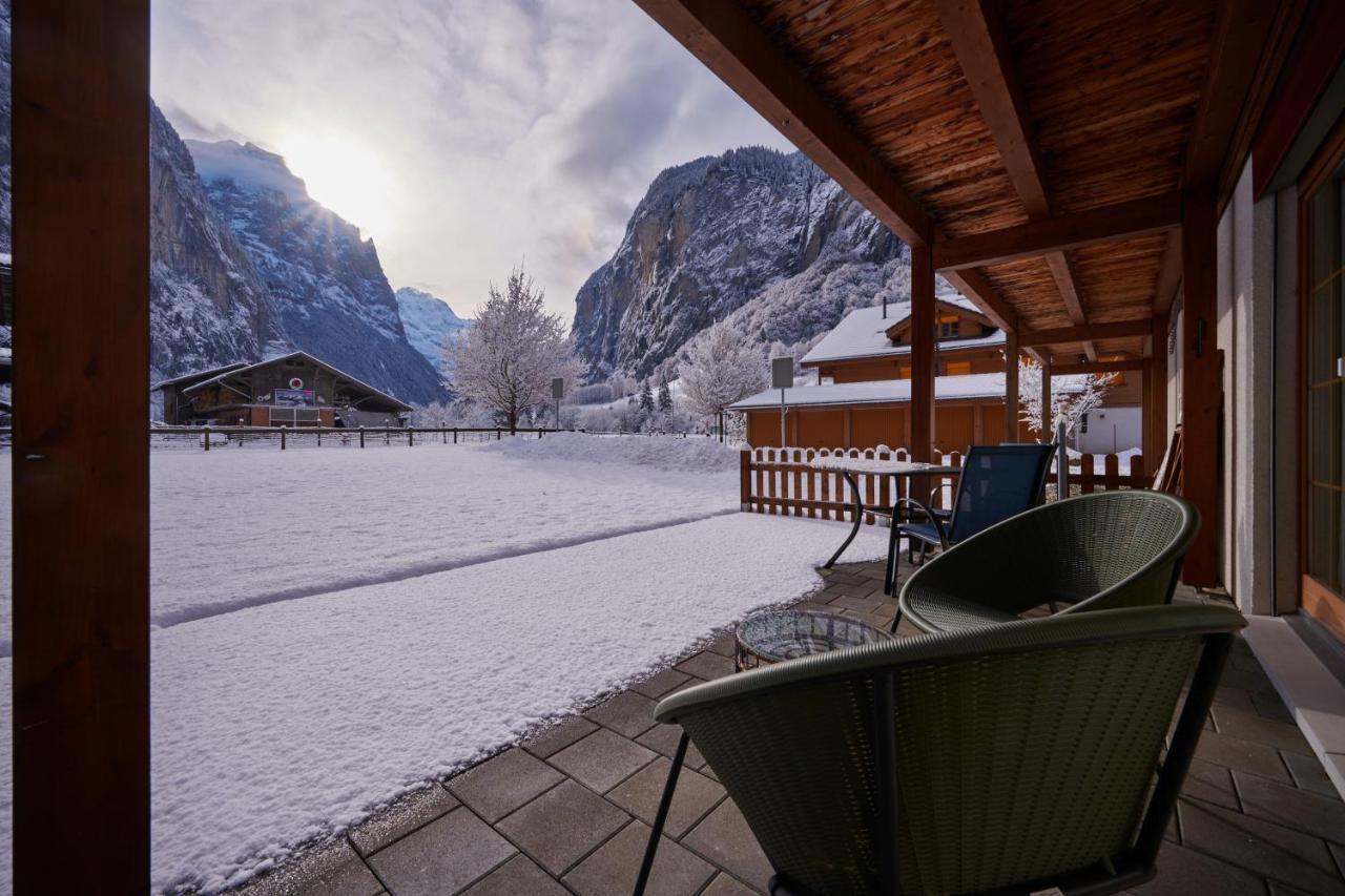 Apartment Truemmelbach, Comfortabl & Cozy, Private Terrace With Best Views Lauterbrunnen Buitenkant foto